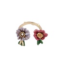 Green Crocodile Pink Flower Enamel Earrings Jewelry Stud Earrings