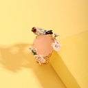 Hand Painted Enamel Adjustable Unicorn and Star Rings Set Jewelry