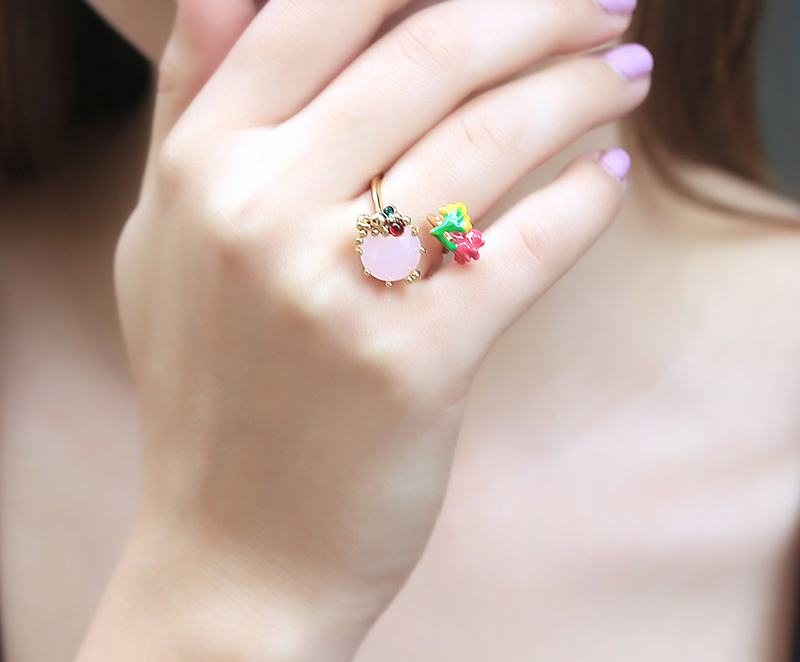 Hand Painted Enamel Glaze Cute Koala Resin Necklace Clavicle Chain