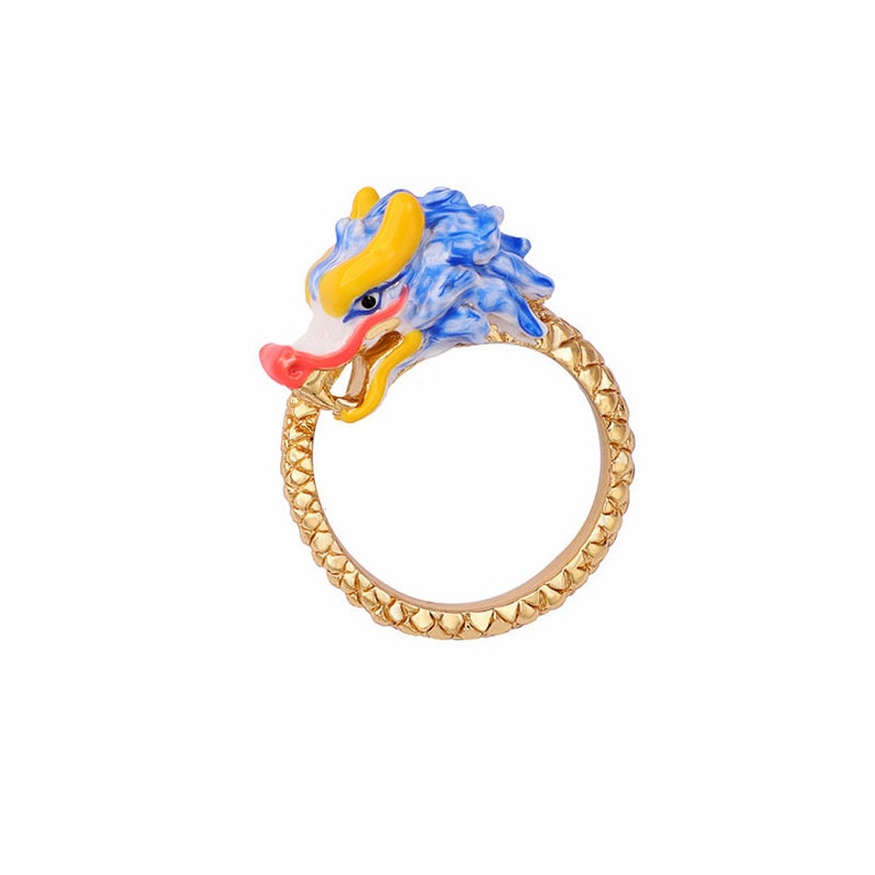 Hand Painted Enamel Glaze Jurassic series Dragon Paw Leaves Gemstone Pendant Necklace