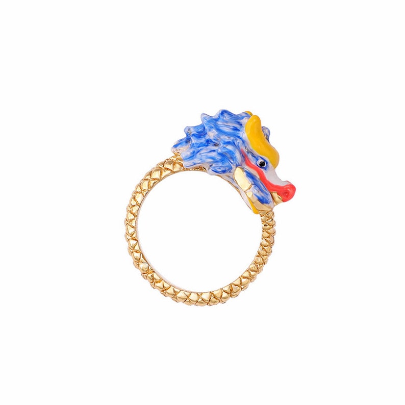 Hand Painted Enamel Glaze Jurassic series Dragon Paw Leaves Gemstone Pendant Necklace