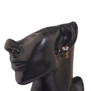 Bloom Peony Bird Gradient Colorful Stone Inlay Ring For Woman Adjustable Size