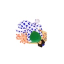Little Man Apple Deer Key Pendant Jewelry Enamel Bracelet