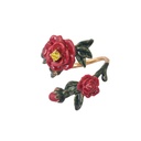 Lovely Bulldog Gem Enamel Earrings Jewelry Hook Earrings