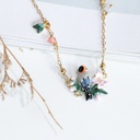 Mermaid Shell Pearl Gold Silver Plated Jewelry Enamel Bracelet