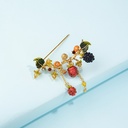 Mouse Numpkin Crystal Shoes Enamel Earring Stud Clip Earring