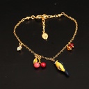 Rabbit Calliopsis Alice Series France Style Enamel Bracelet