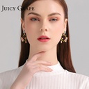 Cherry Blossom Butterfly Jewelry Hand Painted Enamel Stud Earrings