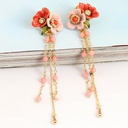 Small Swallow Crystal Jewelry Gold Plated Jewelry Enamel Bracelet