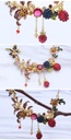Snow White Zircon Crystal Enamel Earrings Jewelry Stud Earrings