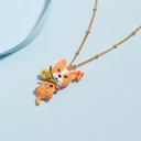 Cartoon Biscuit Bride Bridegroom Enamel Earrings Jewelry Stud Earrings