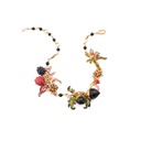 Strawbery Bird Flower Enamel Earrings Jewelry Hook Earrings
