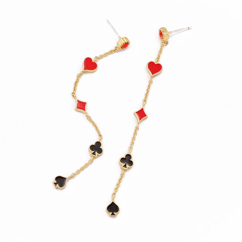 Strawbery Bird Flower Enamel Earrings Jewelry Hook Earrings