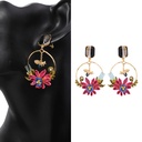Swallow Enamel Glaze Pendant Necklace European Women Gold Plated Jewelry
