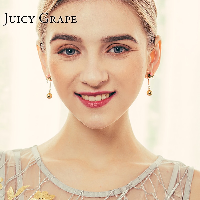 Winter Garden Series Safflower Pink Colour Chinese Herbaceous Flower Necklace