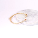 Small Pelican Zircon Gold Plated Jewelry Enamel Bracelet