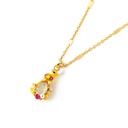Vintage Necklace Yellow Rabbit Fashion Jewelry For Women