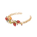 Enamel Glazed Starry Sky Cute Cat Inlaid Zircon 925 Silver Clavicle Chain Necklace