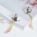 Seahorse Hippocampus Enamel Earrings