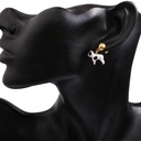 Starfish Shell Zircon Pearl Enamel Bracelet Set