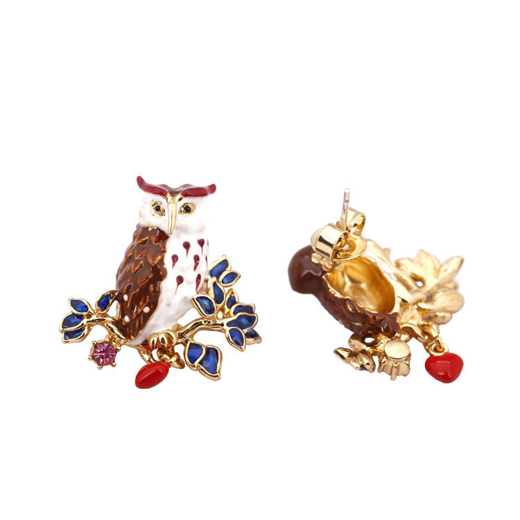 Dalmatian and Bone Enamel Pendant