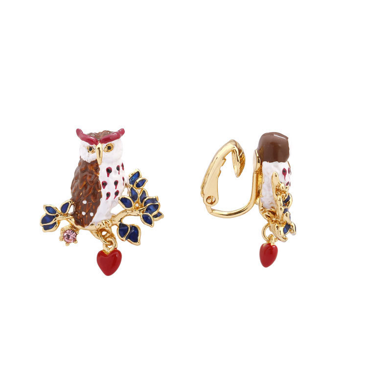 Dalmatian and Bone Enamel Pendant