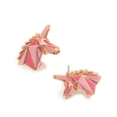 Pink Notebook with Crystal Enamel Pendant