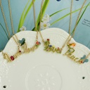 Zodiac Inside Easter Egg Enamel Pendant