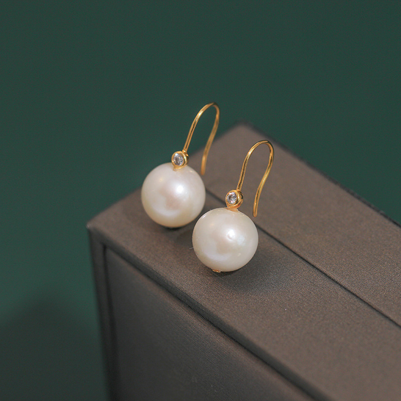 Landscape and Pavilion Painting Asymmetrical Earrings