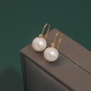 Baroque Pearl Drop Hook Earrings