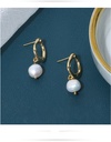 Landscape and Pavilion Painting Asymmetrical Earrings