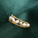 Baroque Freshwater Pearl Adjustable Ring