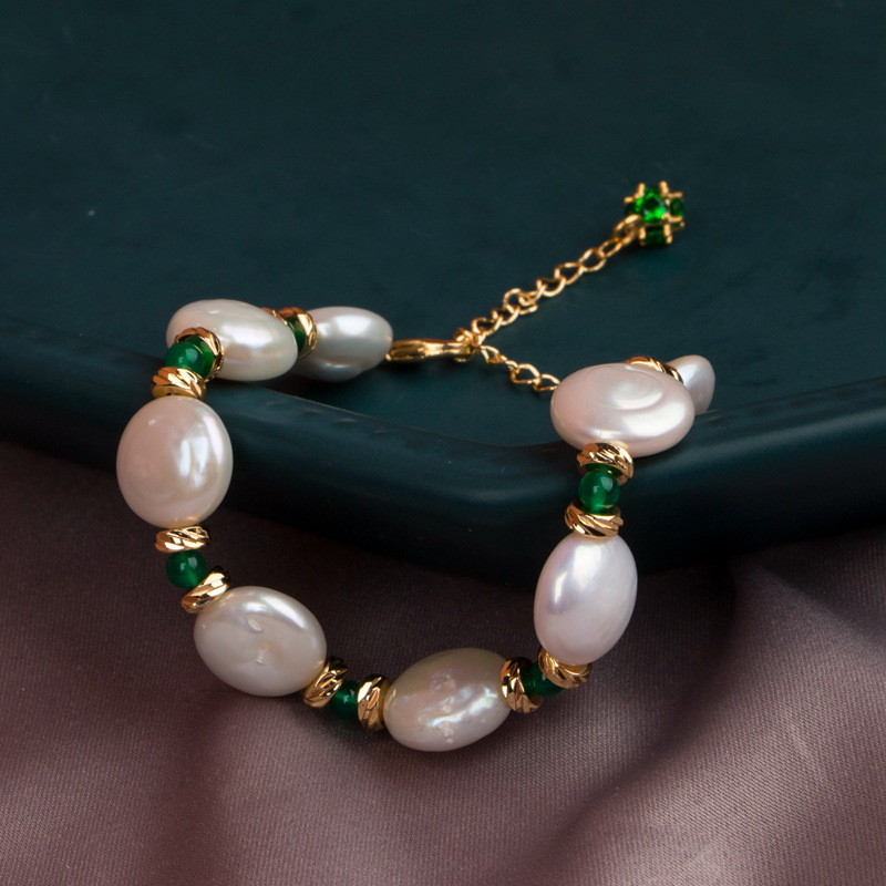 Hand Enameled Bell Orchid Flower Necklace