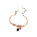 Prince and Swan Ballerinas Enamel Necklace