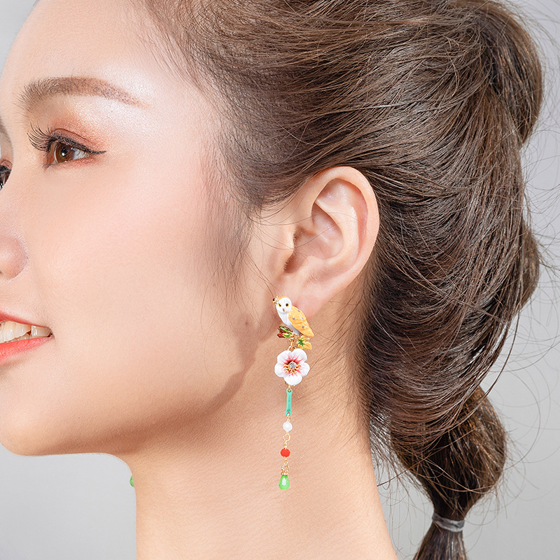 Sun Moon Star Asymmetrical Stud Earrings