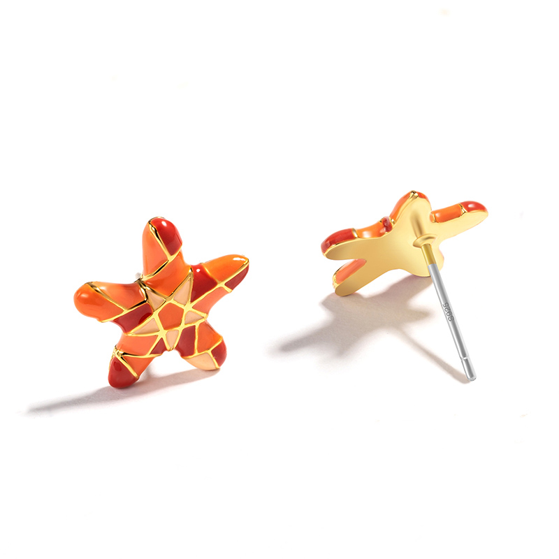 Rose Flower And Stone Enamel Adjustable Ring