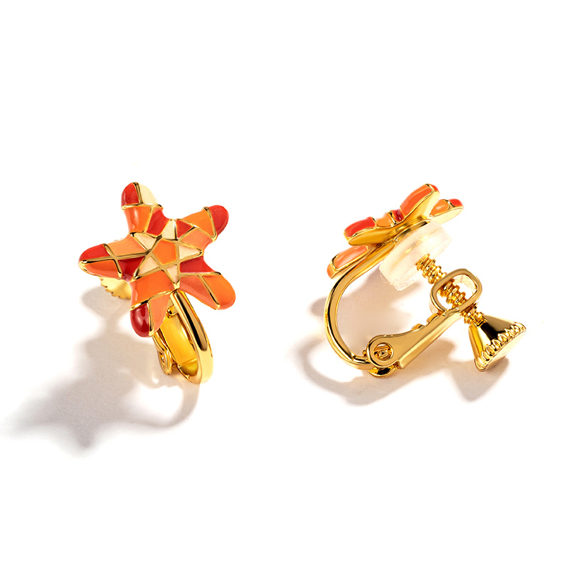 Rose Flower And Stone Enamel Adjustable Ring