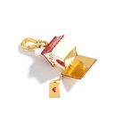 Lucky Heart Enamel Stud Earrings