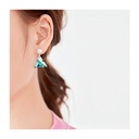 Mountain Painting Acrylic Geometry Earrings