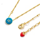 Rabbit Balloon Tassel Enamel Necklace