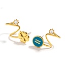 Snow White and Queen Girl Enamel Earrings