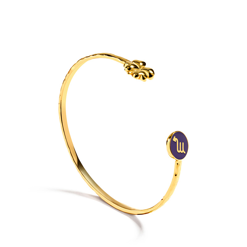 Zodiac Sign Constellation Enamel Bracelet