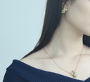 Teapot Teacup Set Enamel Stud Earrings