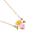 Grape And Strawberry Enamel Necklace