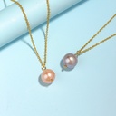 Freshwater Natural Pearl Gold Plated Necklace