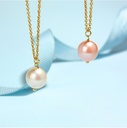 Freshwater Natural Pearl Gold Plated Necklace