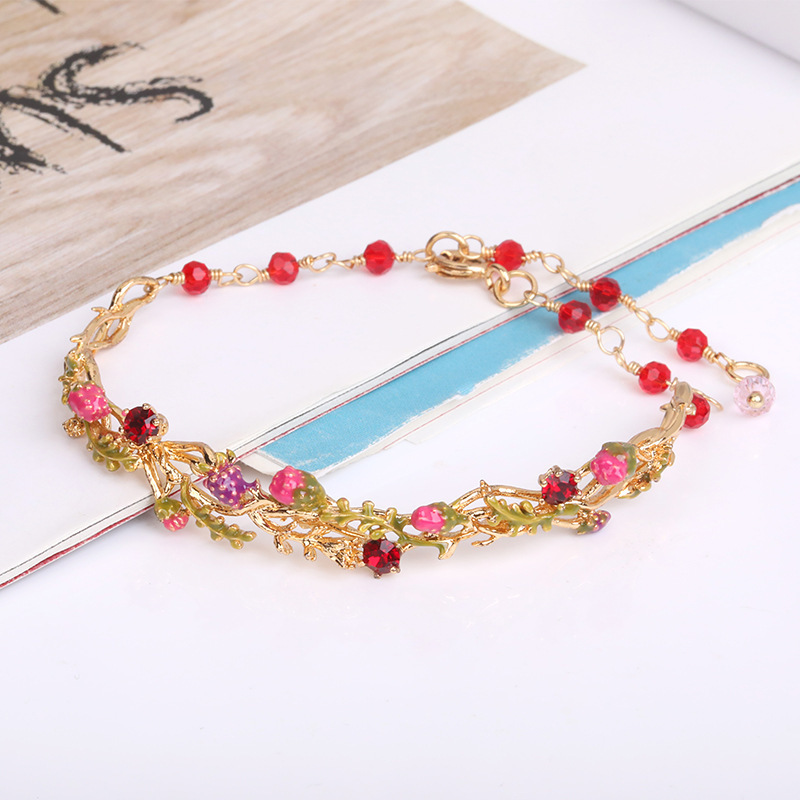 Butterfly Tassel Enamel Earrings