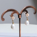 Baroque Freshwater Pearl Statement Earrings Gift