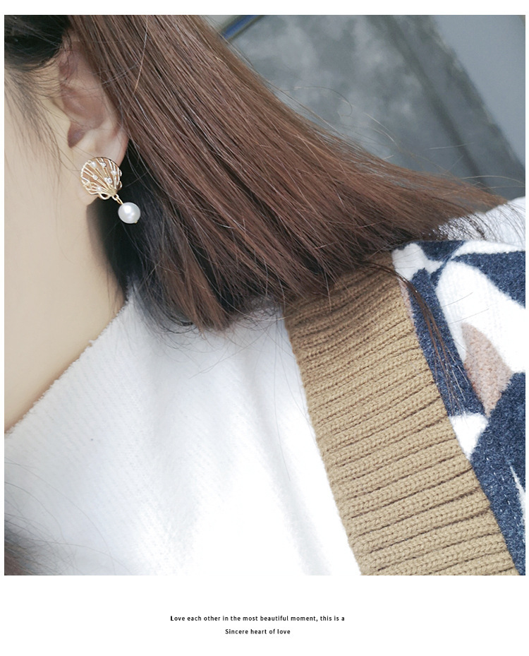 Flower And Stone Enamel Stud Earrings