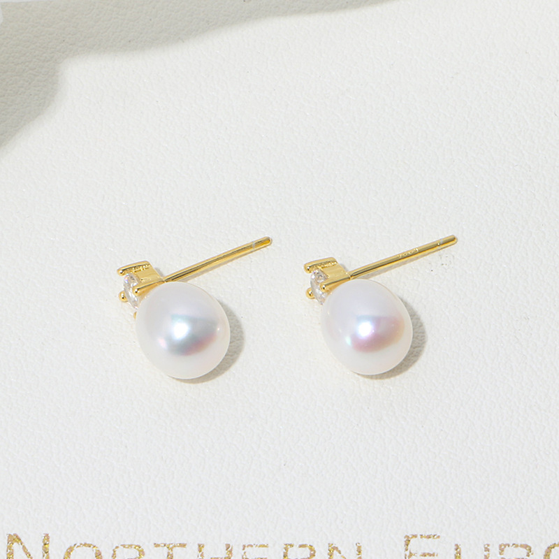 Flower And Crystal Enamel Hook Earrings